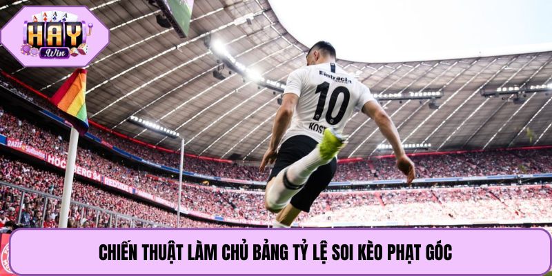 Chiến thuật làm chủ bảng tỷ lệ soi kèo phạt góc