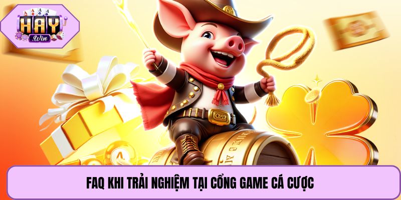 FAQ khi trải nghiệm tại cổng game cá cược