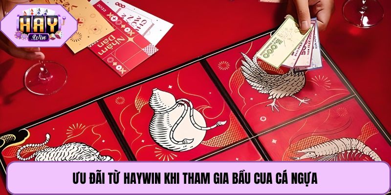 Ưu đãi từ Haywin khi tham gia bầu cua cá ngựa